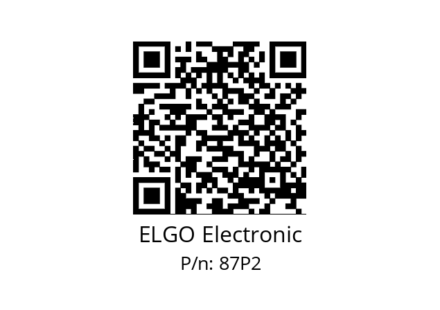   ELGO Electronic 87P2