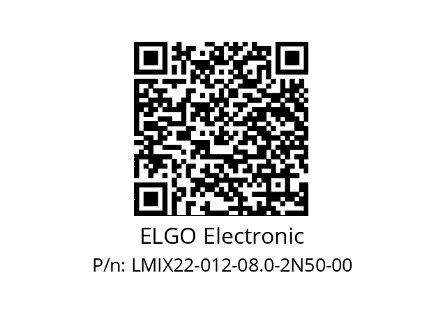   ELGO Electronic LMIX22-012-08.0-2N50-00