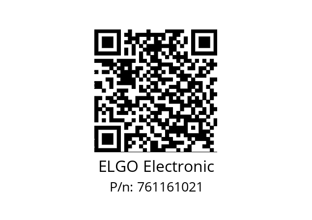   ELGO Electronic 761161021