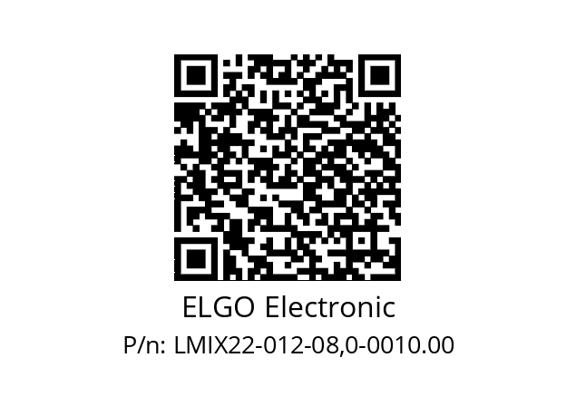   ELGO Electronic LMIX22-012-08,0-0010.00