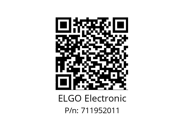   ELGO Electronic 711952011