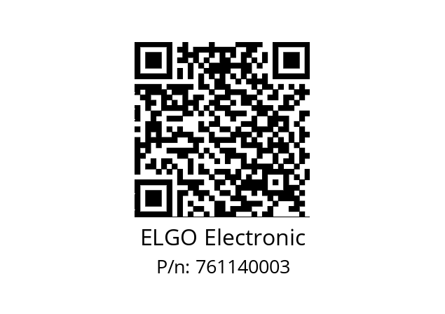   ELGO Electronic 761140003