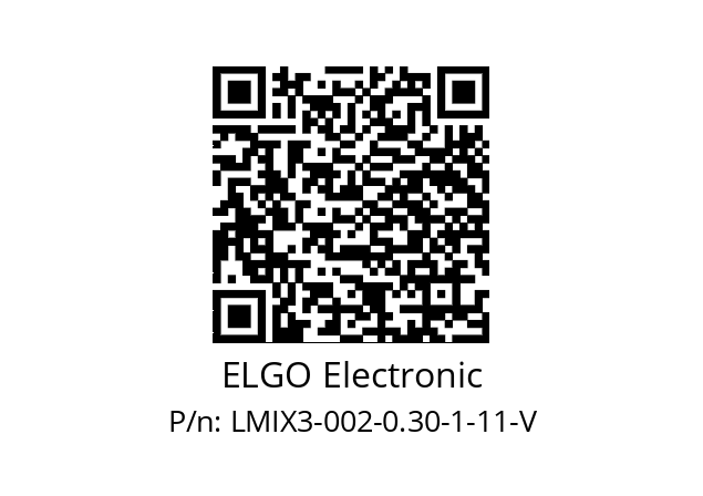   ELGO Electronic LMIX3-002-0.30-1-11-V