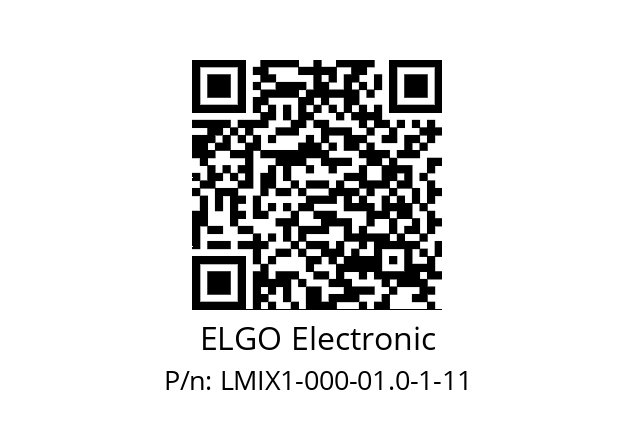   ELGO Electronic LMIX1-000-01.0-1-11