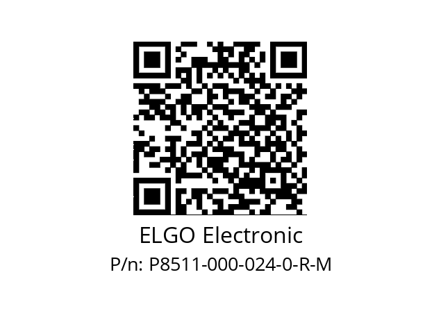   ELGO Electronic P8511-000-024-0-R-M