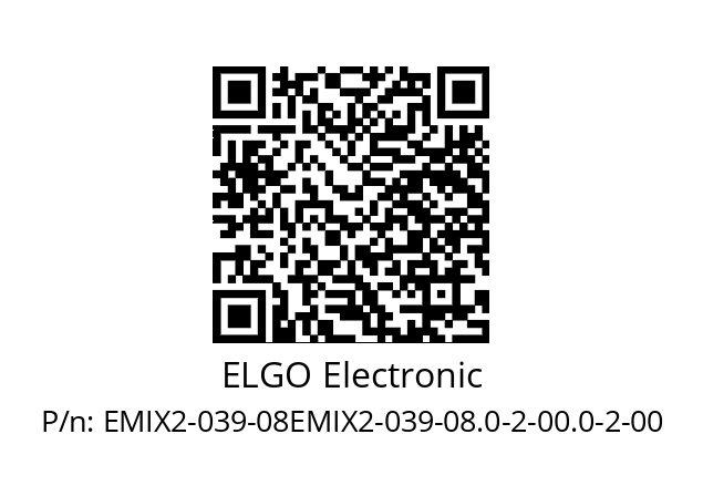   ELGO Electronic EMIX2-039-08EMIX2-039-08.0-2-00.0-2-00