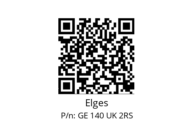   Elges GE 140 UK 2RS