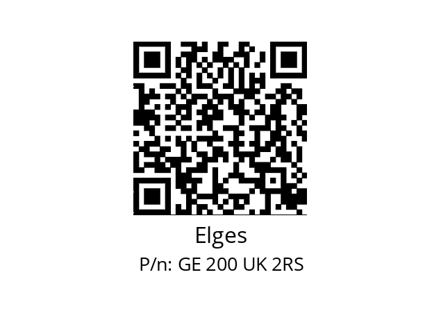   Elges GE 200 UK 2RS