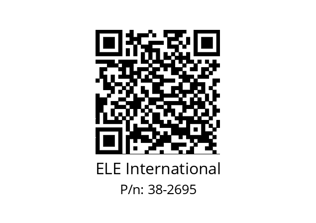   ELE International 38-2695