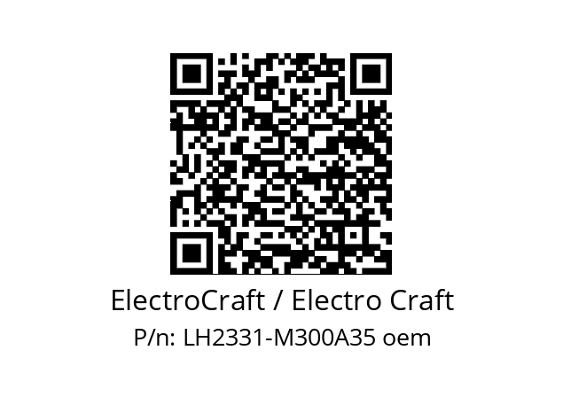   ElectroCraft / Electro Craft LH2331-M300A35 oem