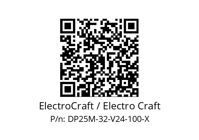   ElectroCraft / Electro Craft DP25M-32-V24-100-X