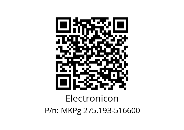   Electronicon MKPg 275.193-516600