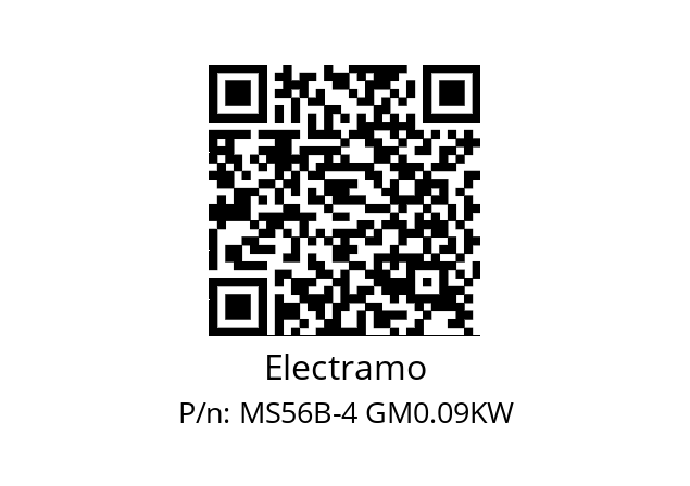   Electramo MS56B-4 GM0.09KW