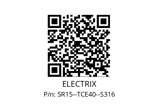   ELECTRIX SR15­-TCE40-­S316