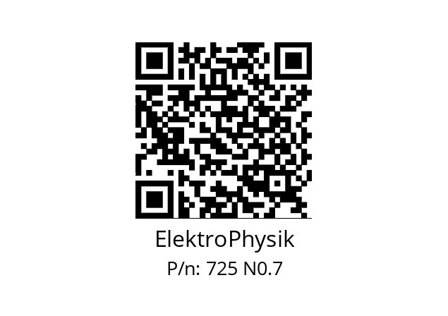   ElektroPhysik 725 N0.7