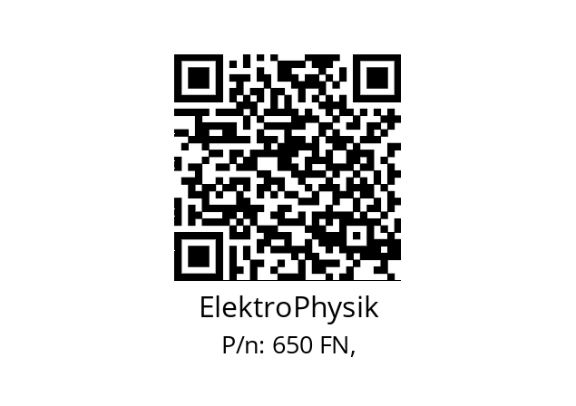   ElektroPhysik 650 FN,