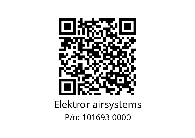   Elektror airsystems 101693-0000