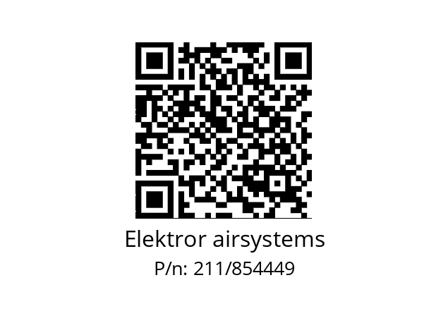   Elektror airsystems 211/854449