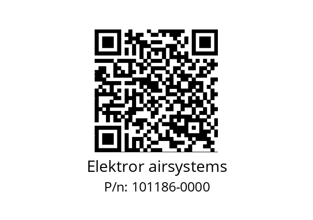   Elektror airsystems 101186-0000