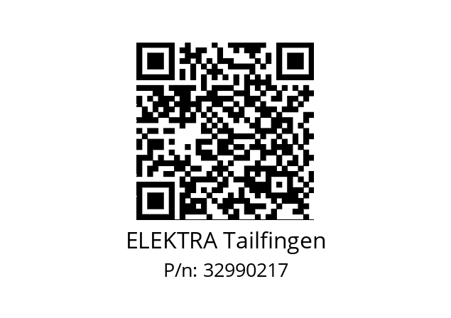   ELEKTRA Tailfingen 32990217