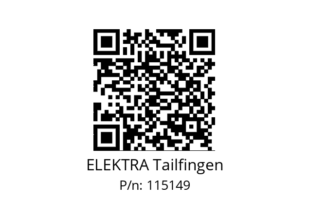   ELEKTRA Tailfingen 115149