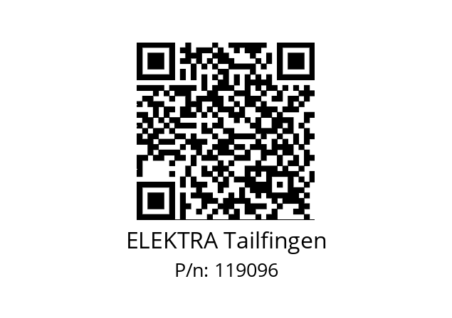   ELEKTRA Tailfingen 119096