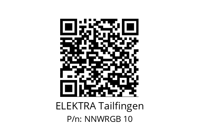   ELEKTRA Tailfingen NNWRGB 10