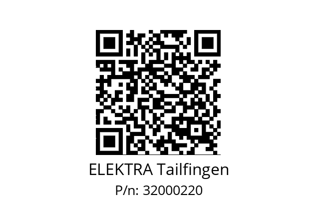   ELEKTRA Tailfingen 32000220