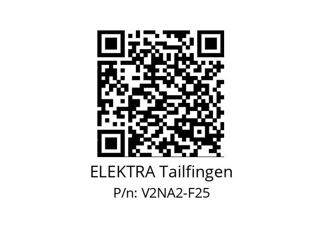   ELEKTRA Tailfingen V2NA2-F25