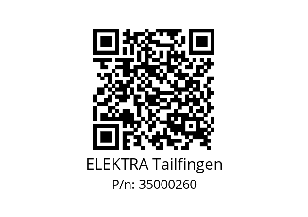   ELEKTRA Tailfingen 35000260