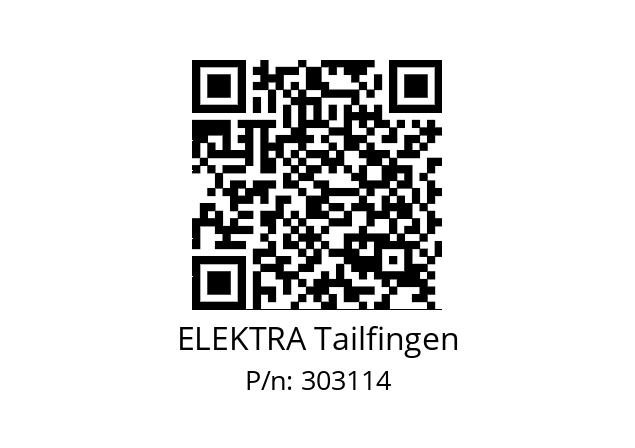   ELEKTRA Tailfingen 303114