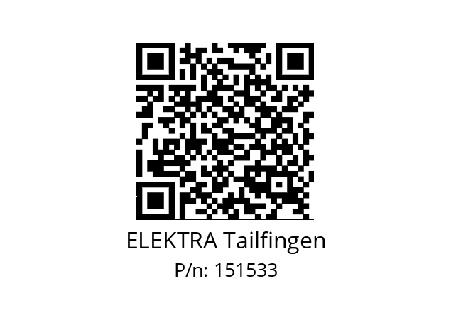   ELEKTRA Tailfingen 151533