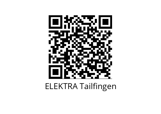  305421 ELEKTRA Tailfingen 