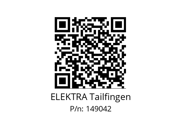   ELEKTRA Tailfingen 149042