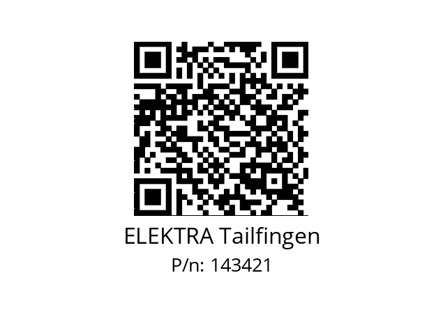   ELEKTRA Tailfingen 143421