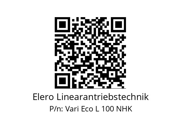   Elero Linearantriebstechnik Vari Eco L 100 NHK