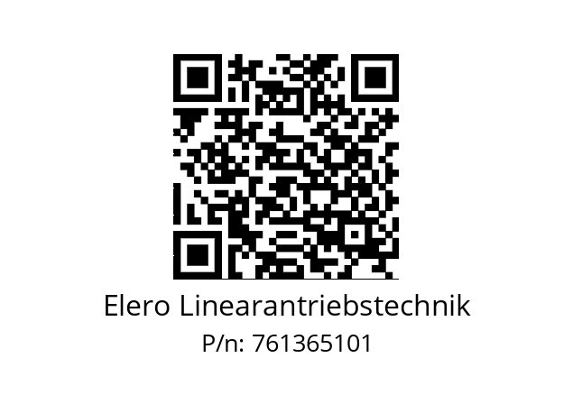   Elero Linearantriebstechnik 761365101