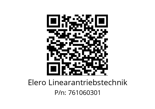   Elero Linearantriebstechnik 761060301