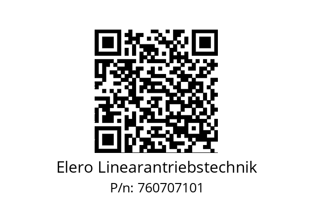   Elero Linearantriebstechnik 760707101