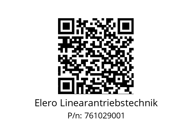   Elero Linearantriebstechnik 761029001