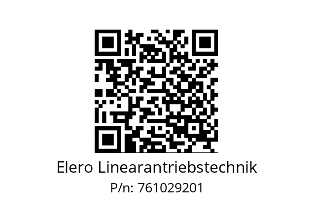   Elero Linearantriebstechnik 761029201