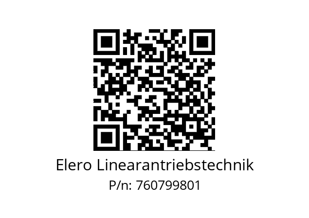   Elero Linearantriebstechnik 760799801