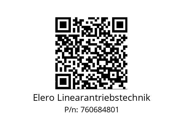   Elero Linearantriebstechnik 760684801