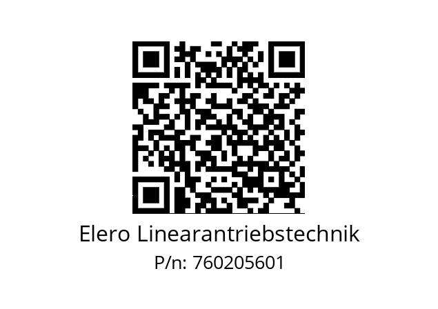   Elero Linearantriebstechnik 760205601