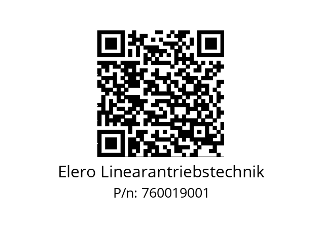   Elero Linearantriebstechnik 760019001