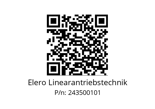   Elero Linearantriebstechnik 243500101