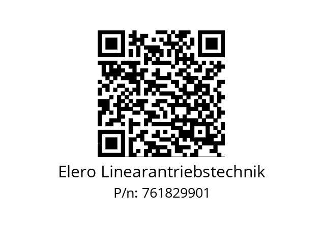   Elero Linearantriebstechnik 761829901