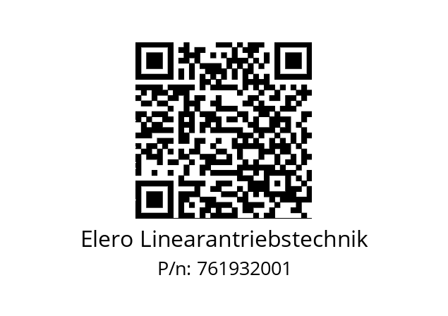   Elero Linearantriebstechnik 761932001