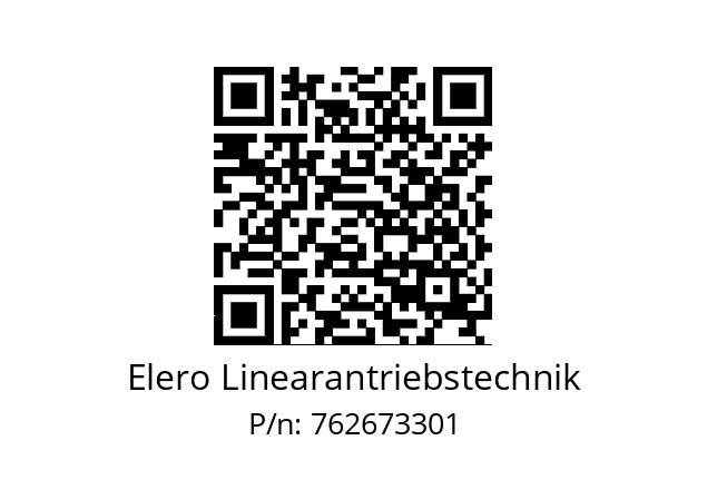   Elero Linearantriebstechnik 762673301