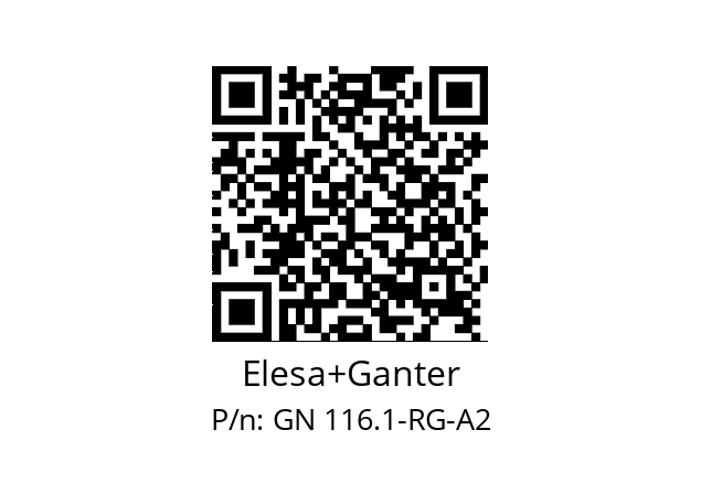   Elesa+Ganter GN 116.1-RG-A2